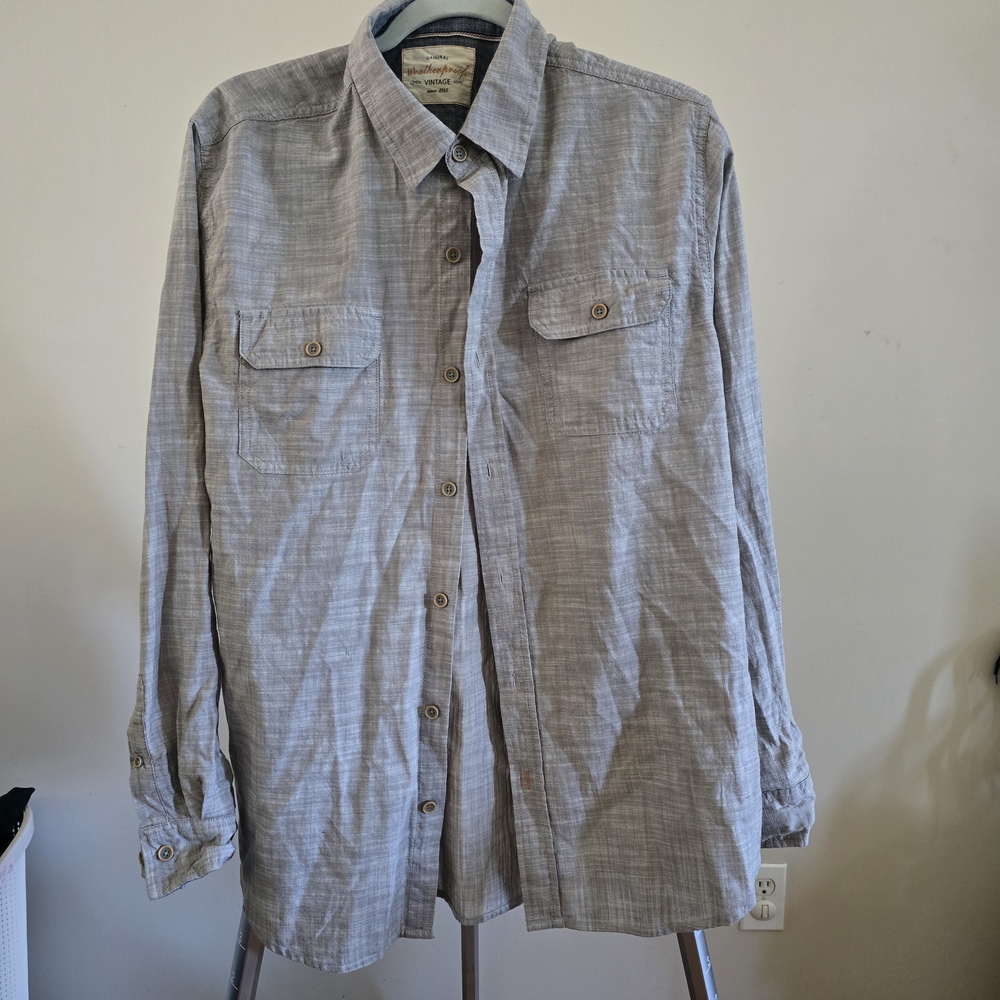 3/$70 Weatherproof Lightweight Gray Shirt